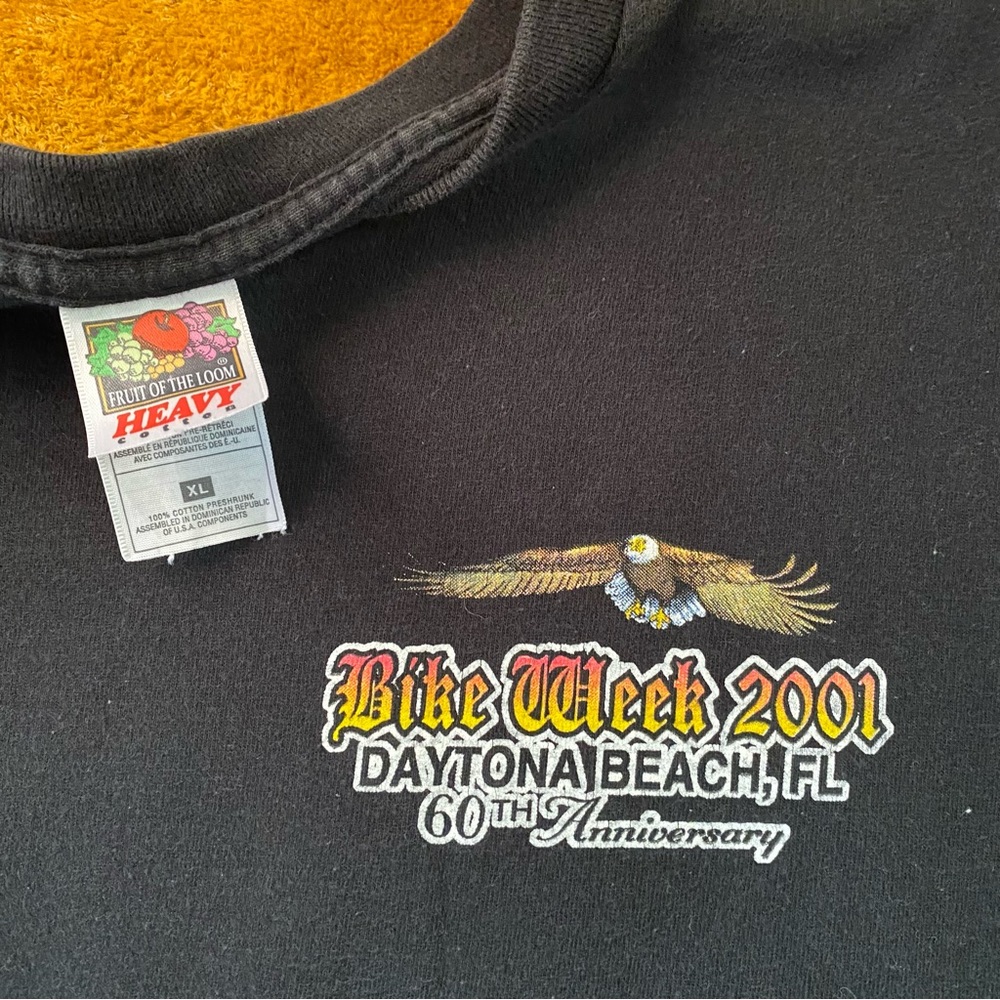 Vintage 2001 Daytona Beach Biker Tee XL